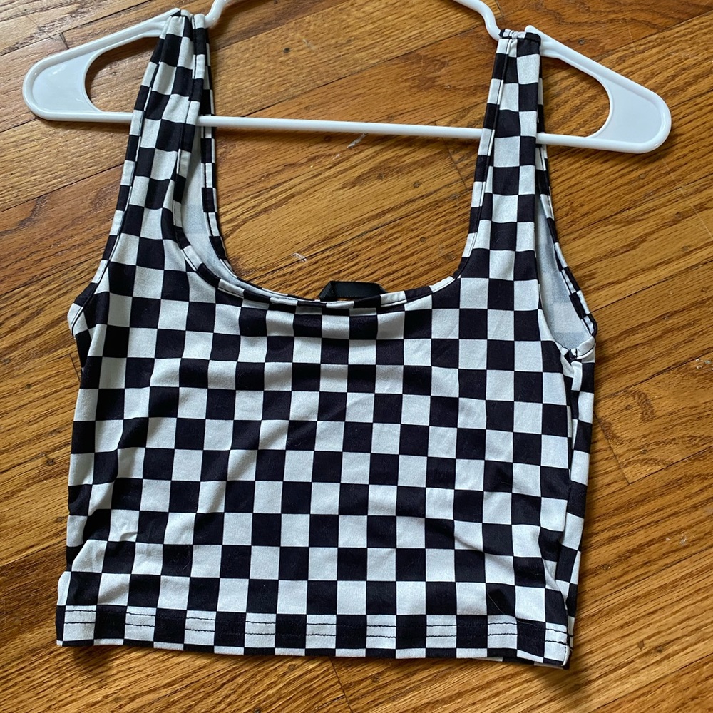 Checkered tank top